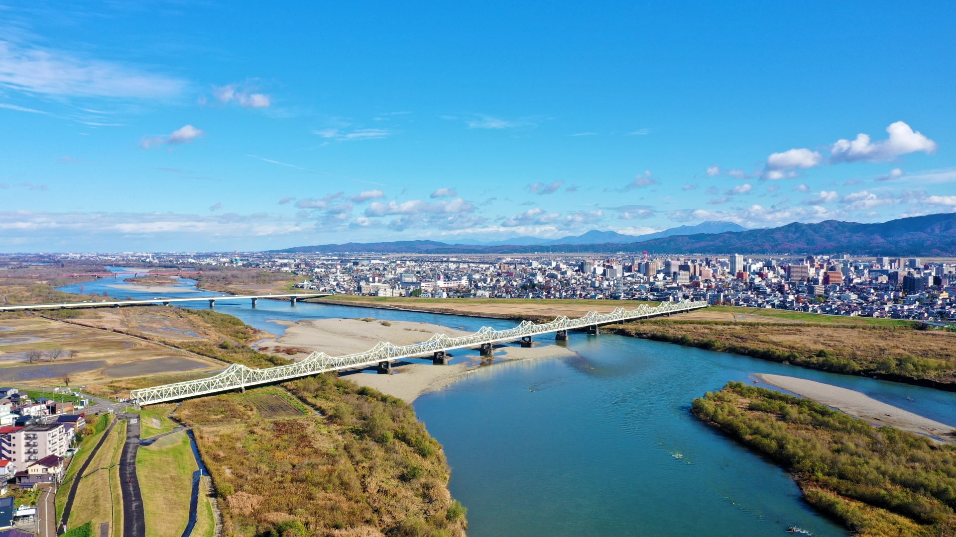 長岡市の長生橋